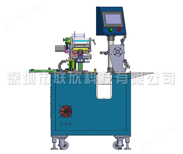 线材全自动对折贴标机