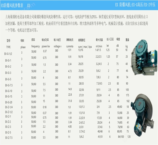 梁瑾透浦式中壓防爆鼓風機